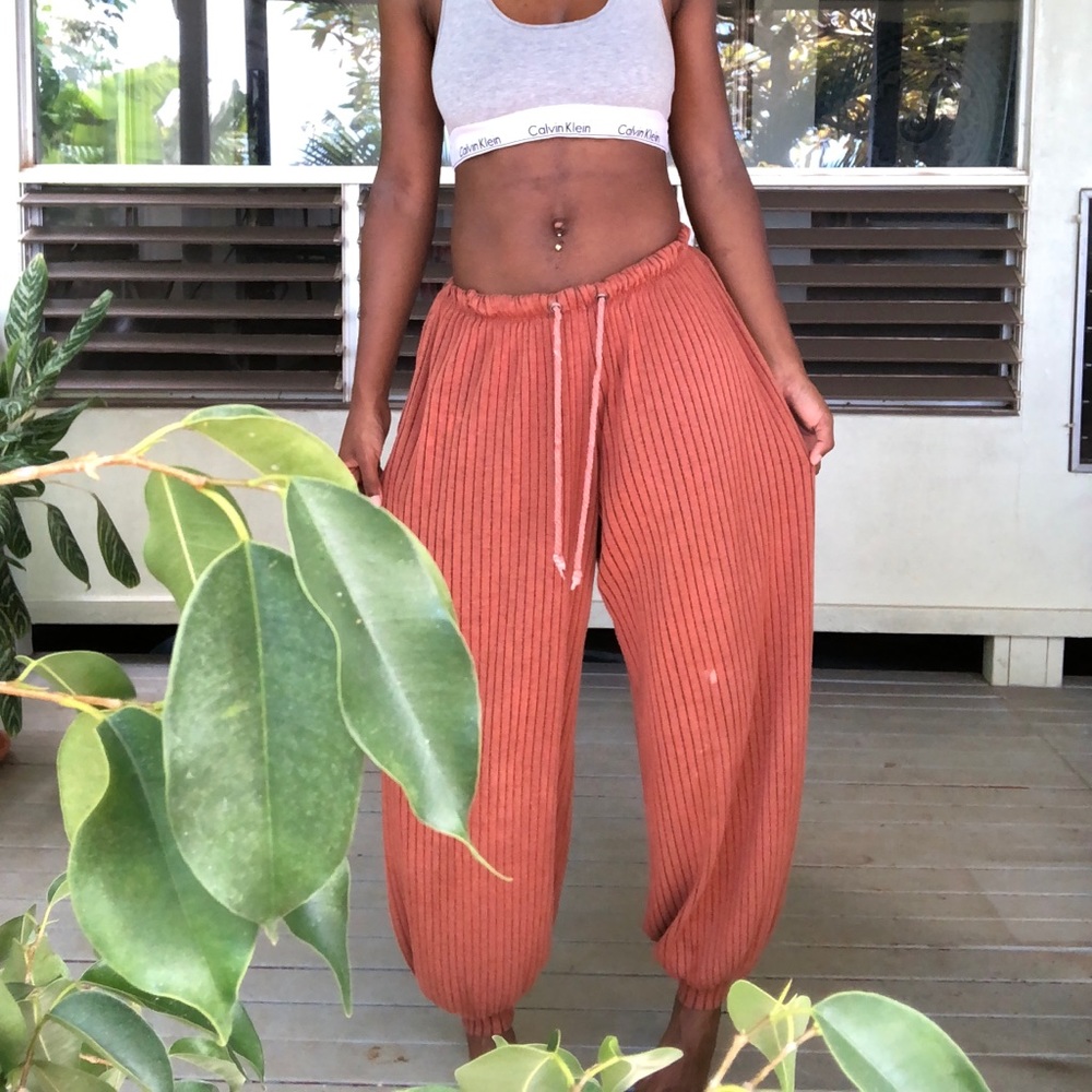 FREE PEOPLE READY FOR RIB JOGGER PANTS